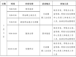 关于举行高校信息化建设与发展研讨会暨2026世界杯足球官网网站群上线仪式的通知