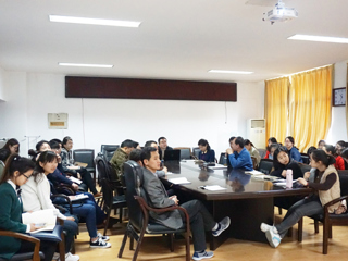华中师范大学谢晓明教授应邀到世界杯官网讲学