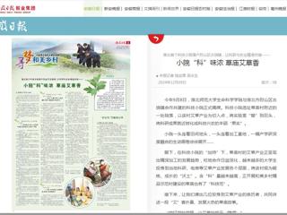 《安徽日报》报道世界杯官网科技小院